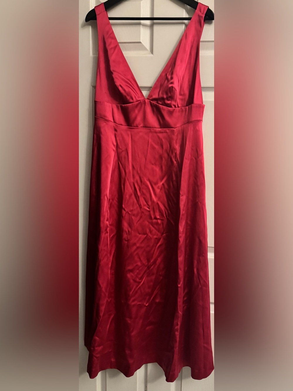 Boden Beautiful Fuchia A-Line Satin Dress